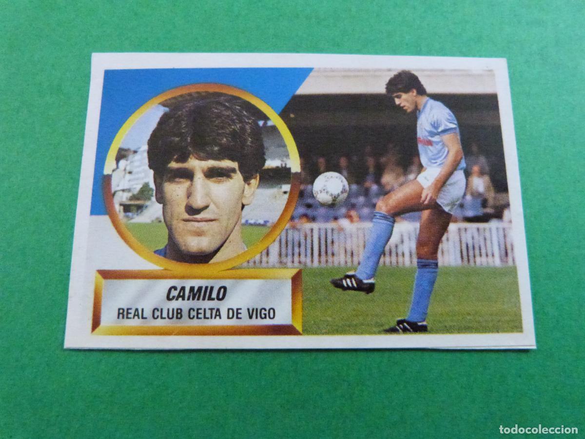 Football Stickers: CROMO FUTBOL CAMILO CELTA DE VIGO RECORTADO N&ordm; 16 LIGA ESTE 1988-1989/88-89