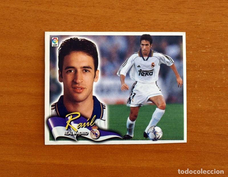 Cromos de f&uacute;tbol: Real Madrid - Ra&uacute;l - Ediciones Este Liga 2000-2001, 00-01 - Nunca Pegado