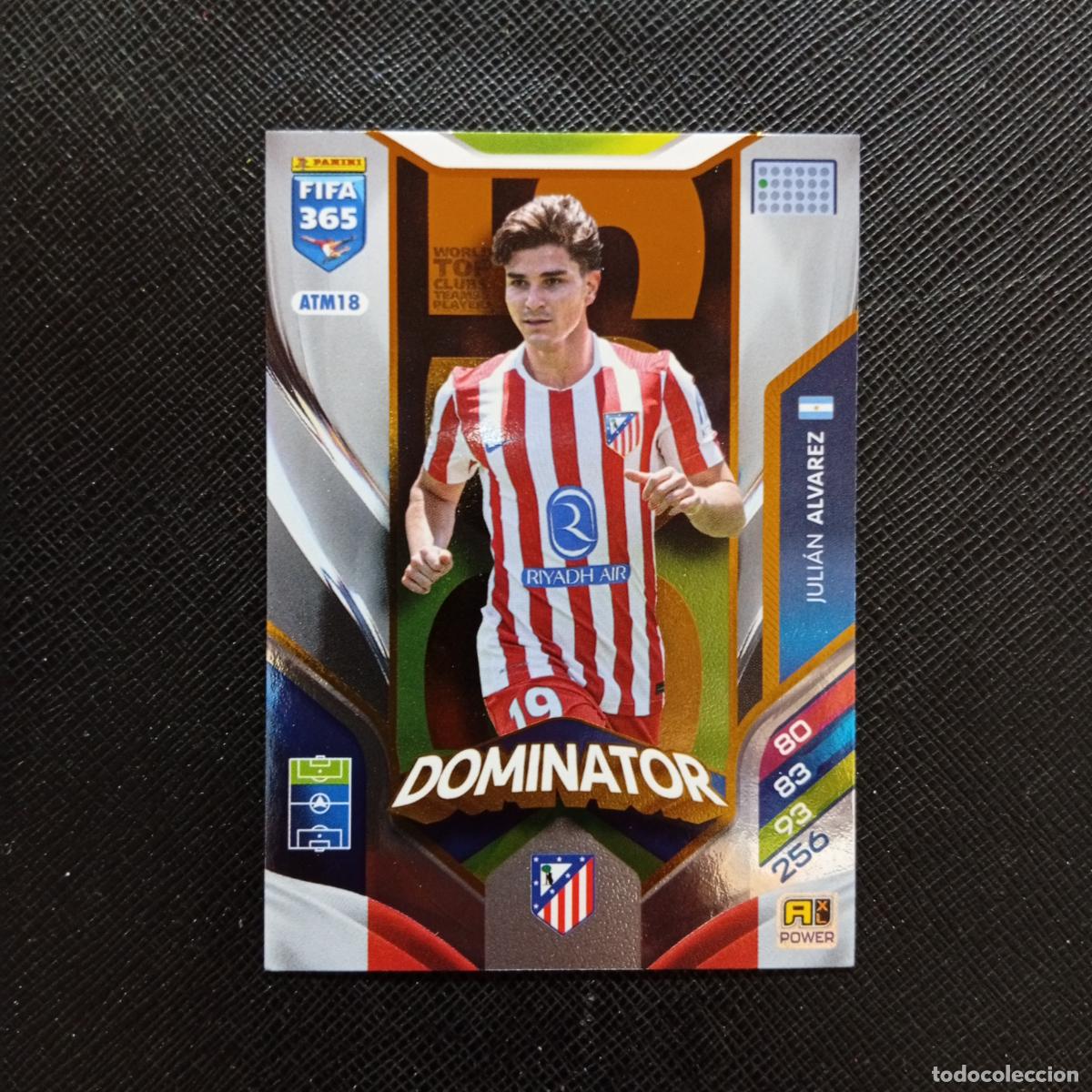 Cromos de f&uacute;tbol: ATM18 JULIAN ALVAREZ AT MADRID ADRENALYN 2025 2026 FIFA 365 CROMO FUTBOL 25 26 - A215 PG69