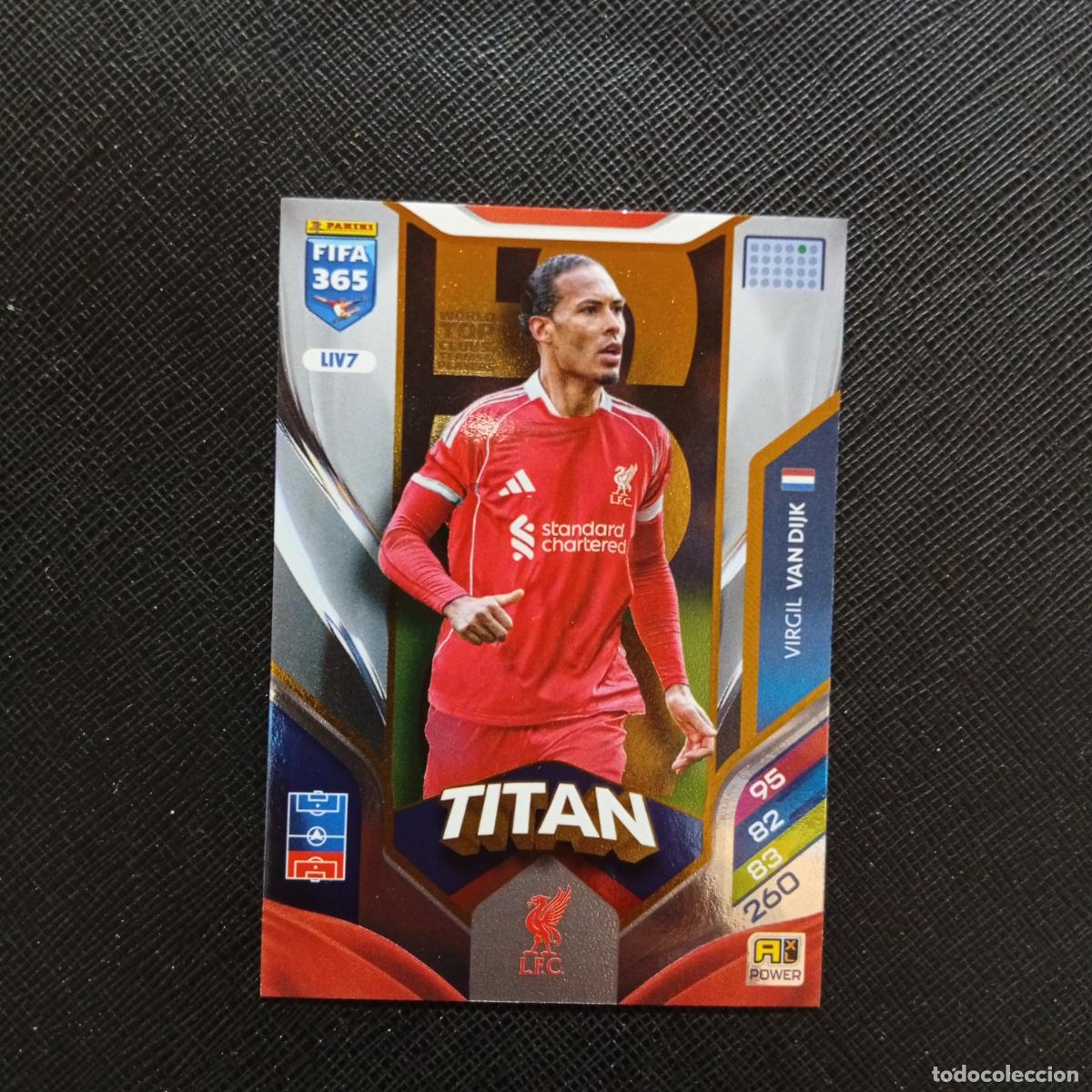 Cromos de f&uacute;tbol: LIV7 VAN DIJK LIVERPOOL ADRENALYN 2025 2026 FIFA 365 CROMO FUTBOL 25 26 - A215 PG69