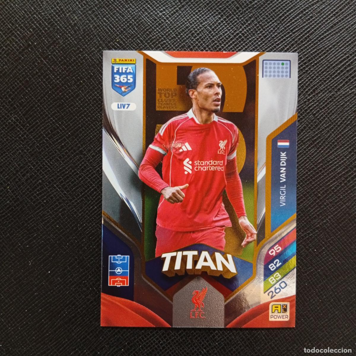 Cromos de f&uacute;tbol: LIV7 VAN DIJK LIVERPOOL ADRENALYN 2025 2026 FIFA 365 CROMO FUTBOL 25 26 - A215 PG69