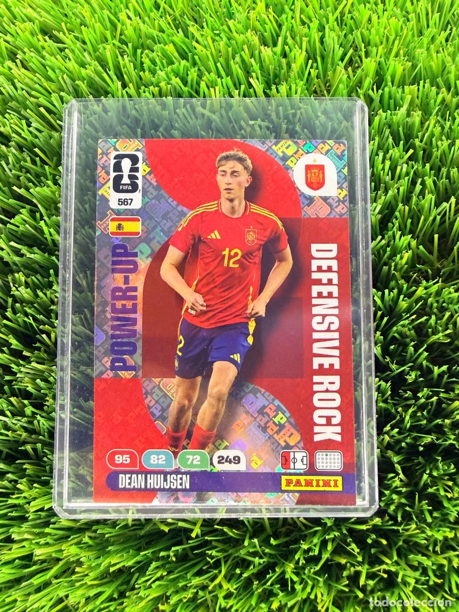 Cromos de f&uacute;tbol: N&ordm; 567 Dean Huijsen Defensive Rock Espa&ntilde;a Adrenalyn XL Mundial 2026