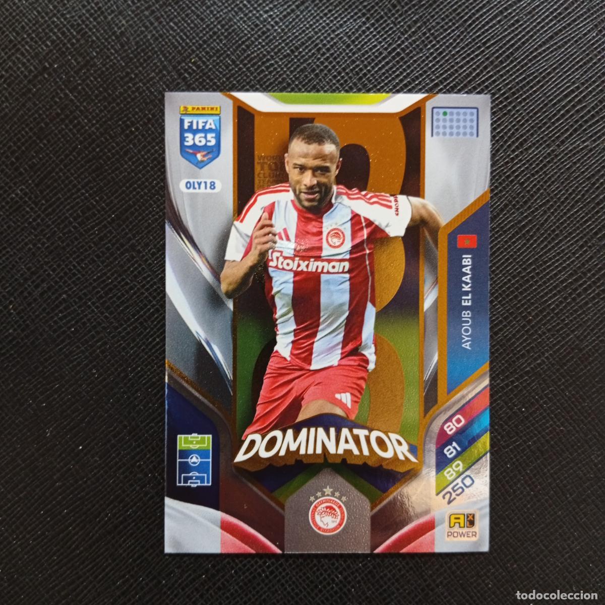 Cromos de f&uacute;tbol: OLY18 EL KAABI OLYMPIAKOS ADRENALYN 2025 2026 FIFA 365 CROMO FUTBOL 25 26 - A215 PG69