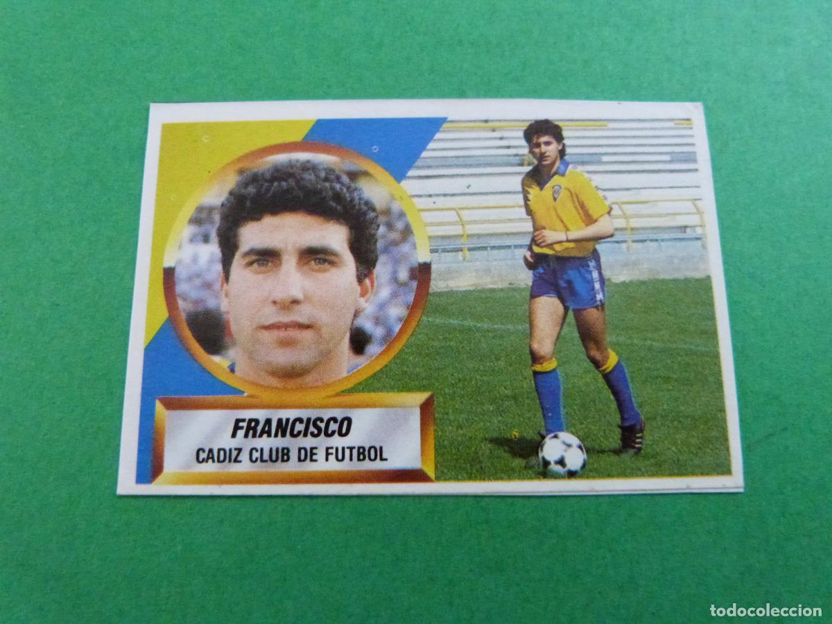 Cromos de f&uacute;tbol: CROMO FUTBOL FRANCISCO CADIZ C.F. RECORTADO N&ordm; 8 LIGA ESTE 1988-1989/88-89