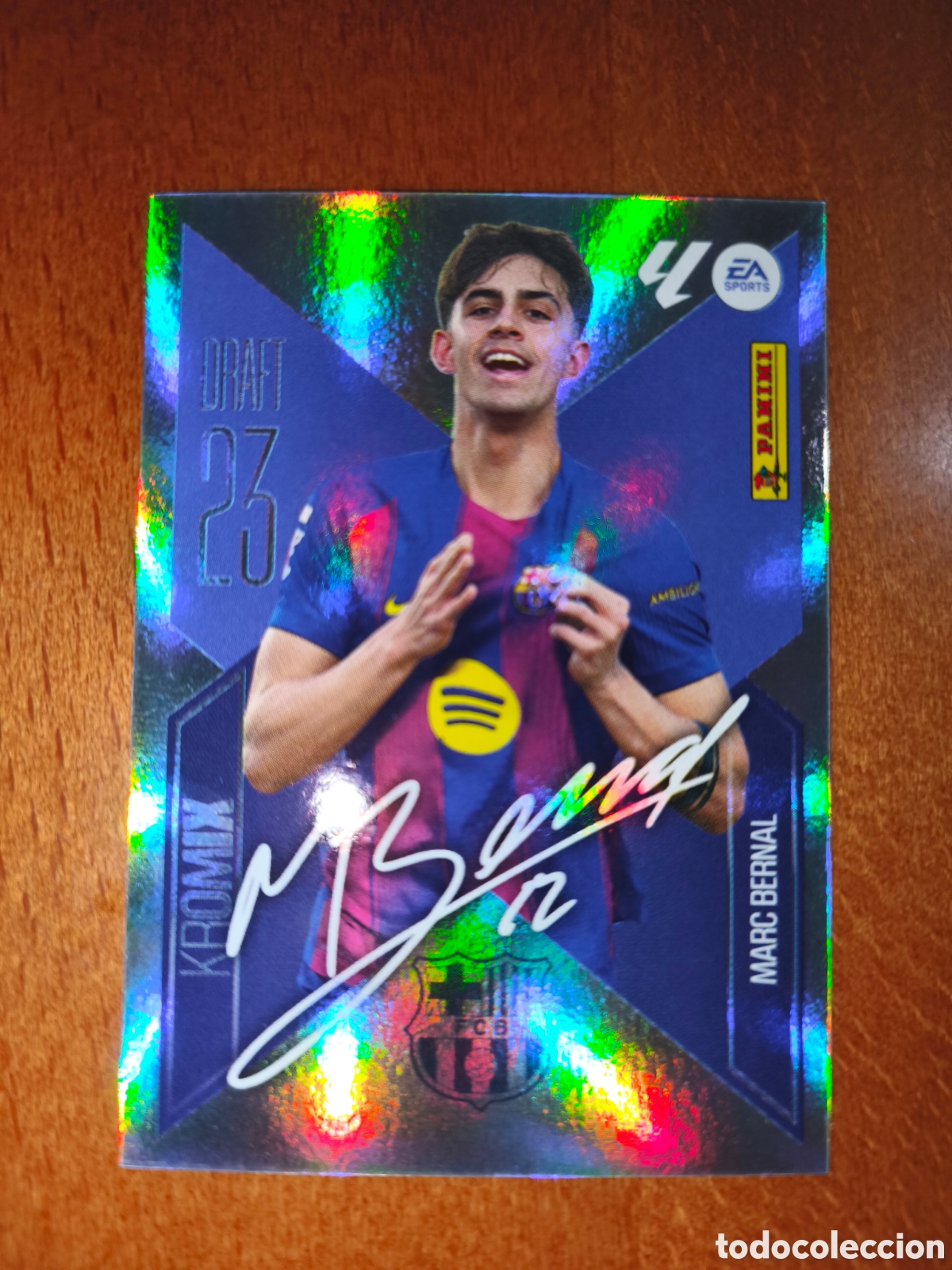 Cromos de f&uacute;tbol: Marc Bernal n&deg;K15 DRAFT 23 KROMIX liga este 26/27 Barcelona