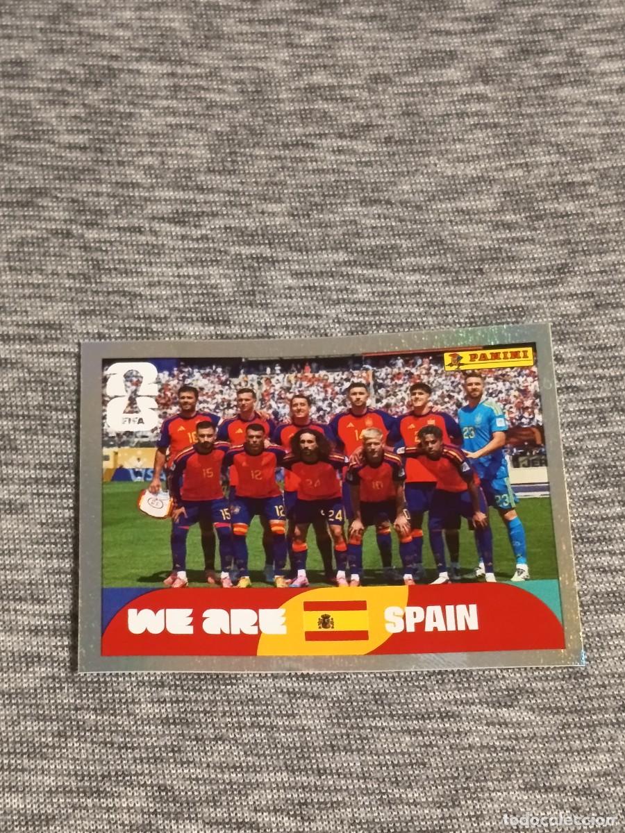 Figurine di Calcio: Mundial 2026 sticker ALINEACI&Oacute;N ESPA&Ntilde;A ESP 13BIS de la revista jugon nuevo