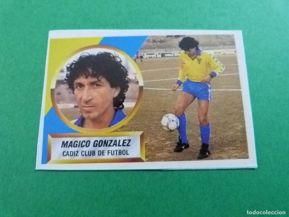 Cromos de f&uacute;tbol: CROMO FUTBOL MAGICO GONZALEZ CADIZ C.F. RECORTADO N&ordm; 16 LIGA ESTE 1988-1989/88-89
