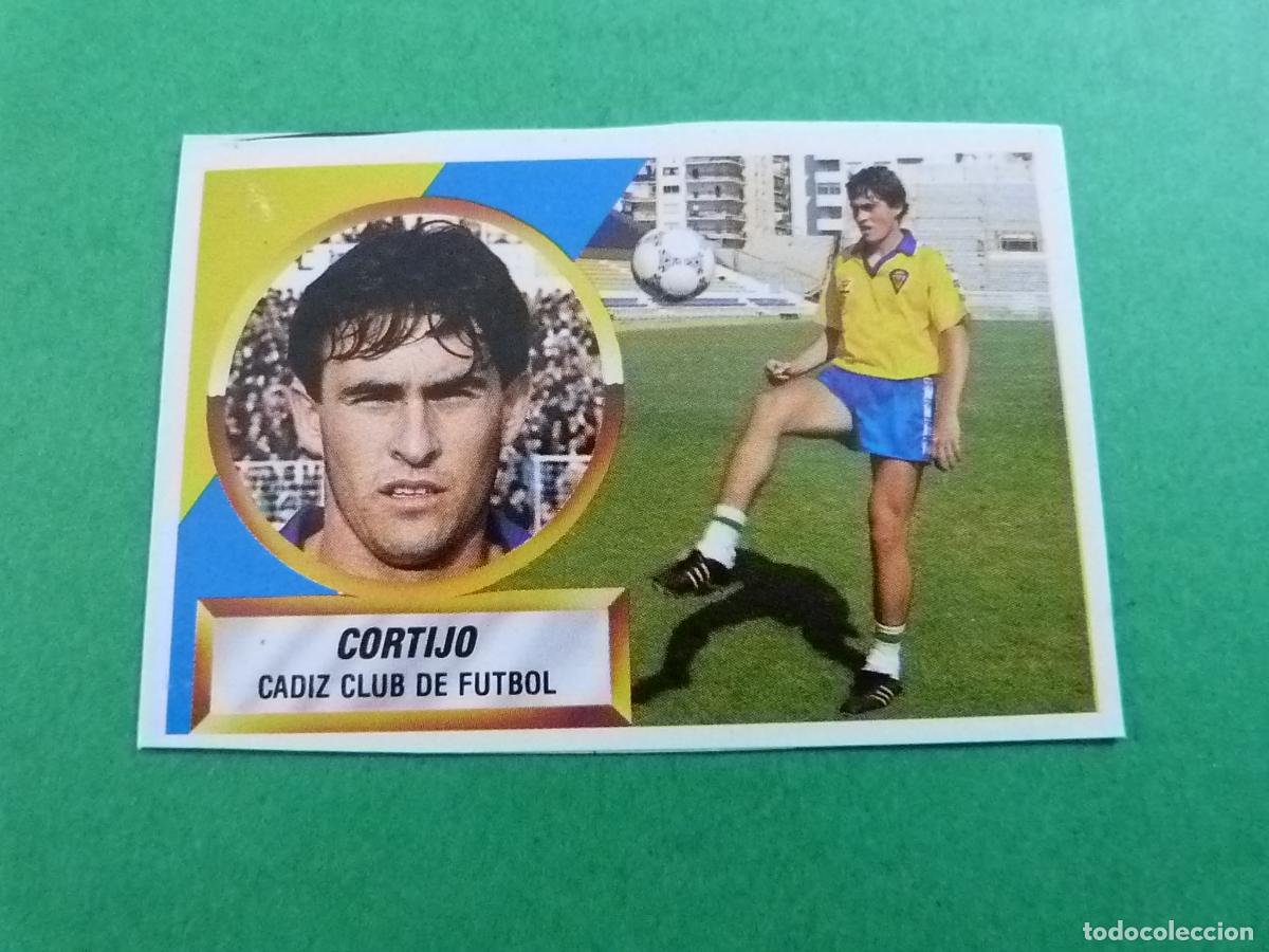 Cromos de f&uacute;tbol: CROMO FUTBOL CORTIJO CADIZ C.F. RECORTADO N&ordm; 7 LIGA ESTE 1988-1989/88-89