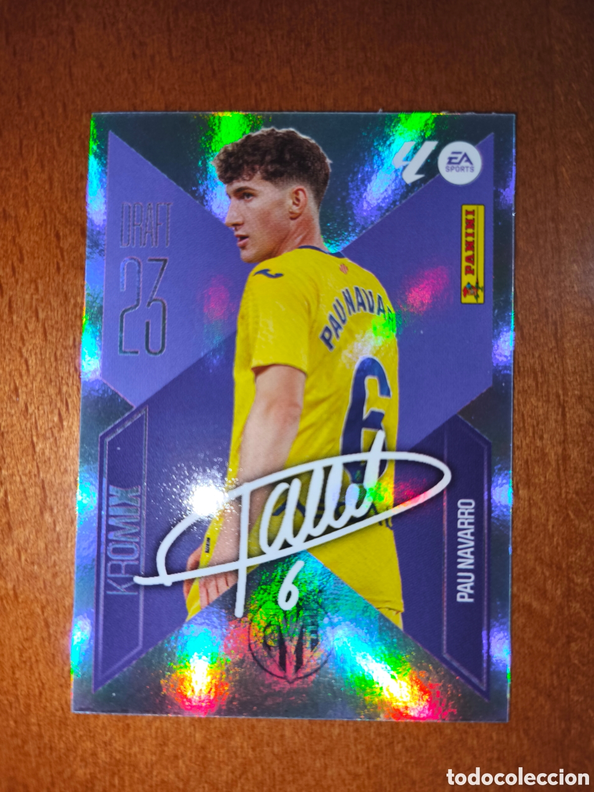Cartes &agrave; collectionner de Football: Pau Navarro n&deg;K18 DRAFT 23 KROMIX liga este 26/27 Villarreal