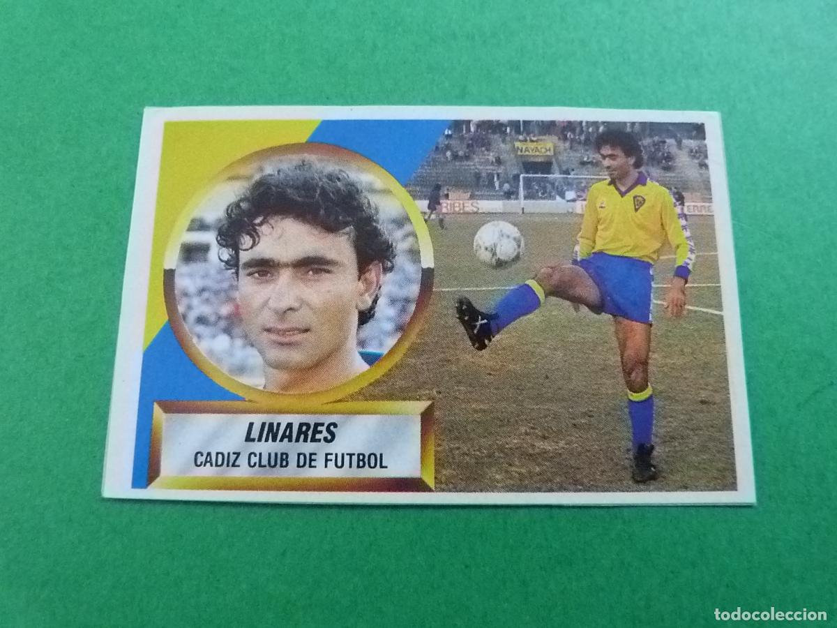 Cartes &agrave; collectionner de Football: CROMO FUTBOL LINARES CADIZ C.F. RECORTADO N&ordm; 10 A LIGA ESTE 1988-1989/88-89