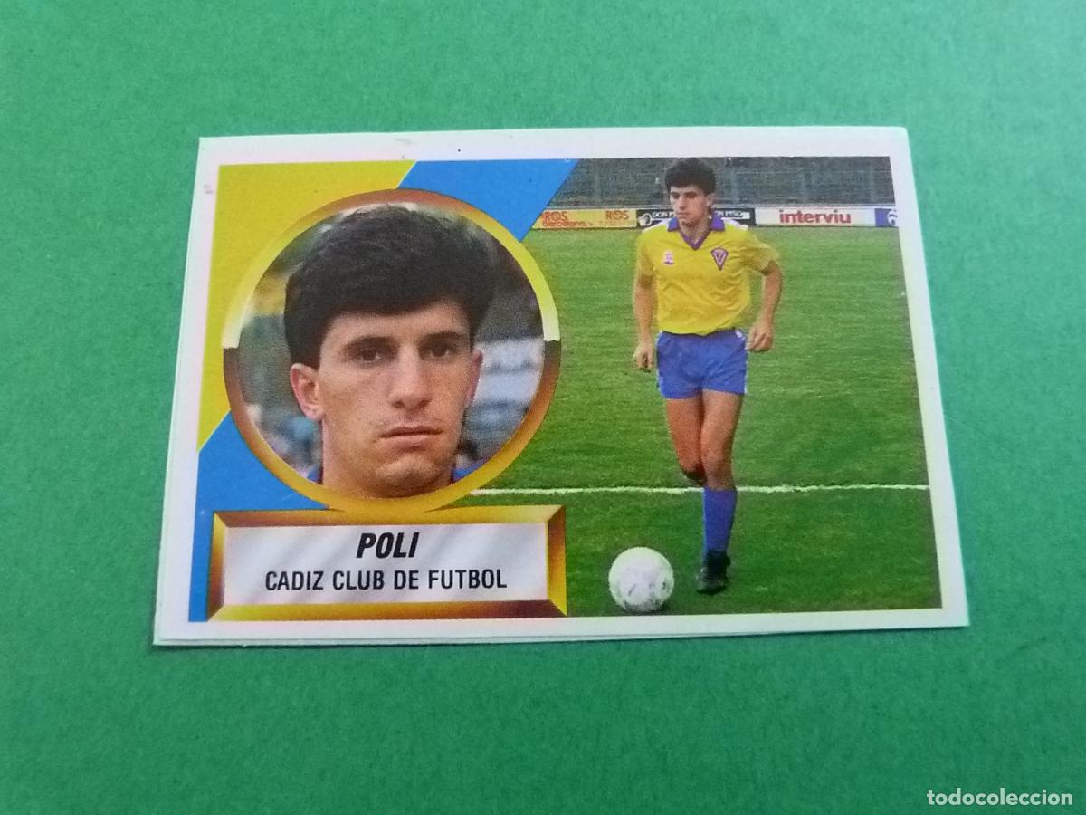 Cartes &agrave; collectionner de Football: CROMO FUTBOL POLI CADIZ C.F. RECORTADO N&ordm; 12 LIGA ESTE 1988-1989/88-89