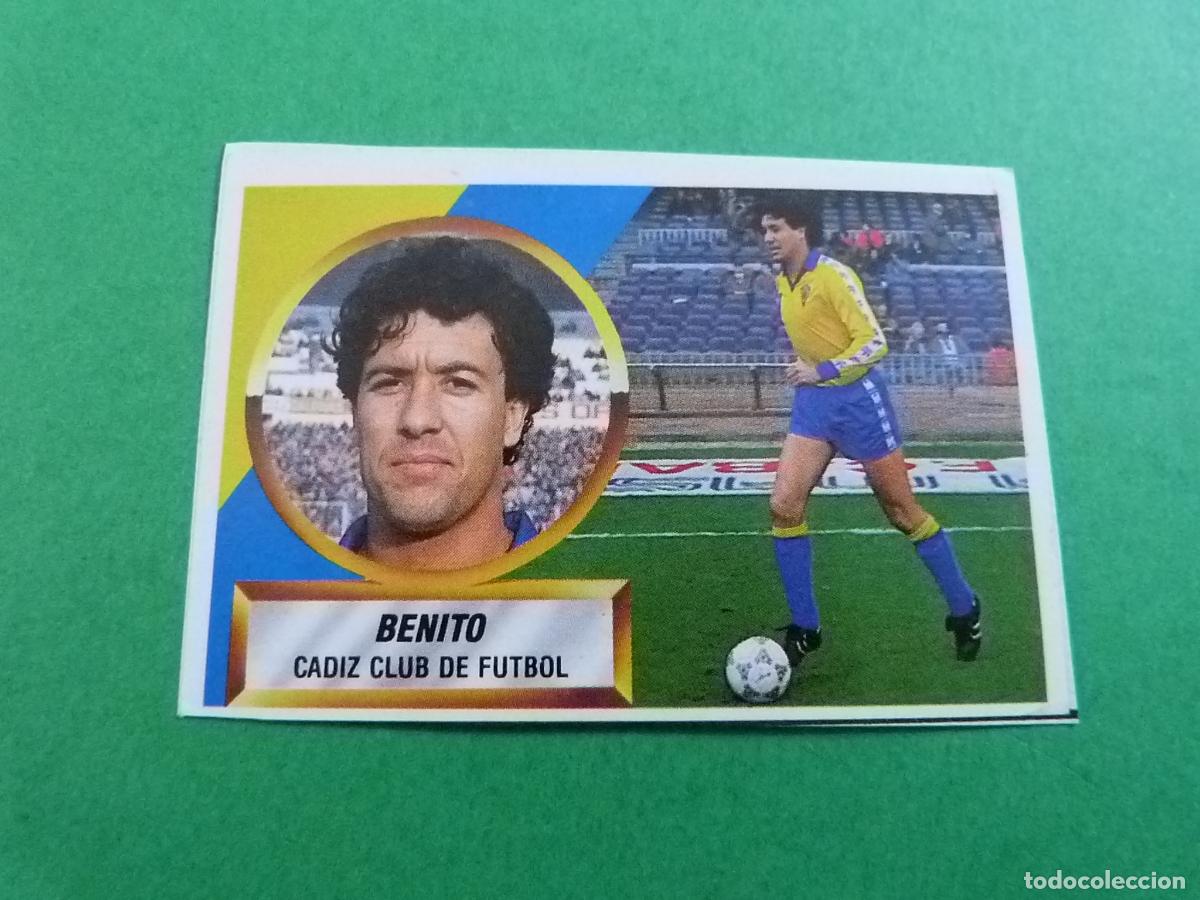 Cartes &agrave; collectionner de Football: CROMO FUTBOL BENITO CADIZ C.F. RECORTADO N&ordm; 10 B LIGA ESTE 1988-1989/88-89