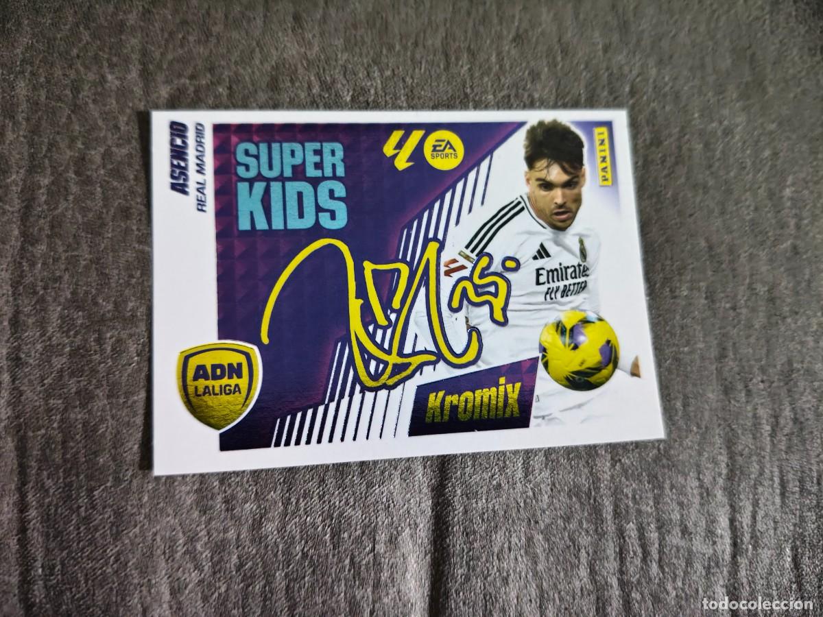 Cartes &agrave; collectionner de Football: Cromo K1 ASENCIO REAL MADRID KROMIX SUPER KIDS. Colecci&oacute;n LALIGA F&uacute;tbol 2025-2026 PANINI Nuevo