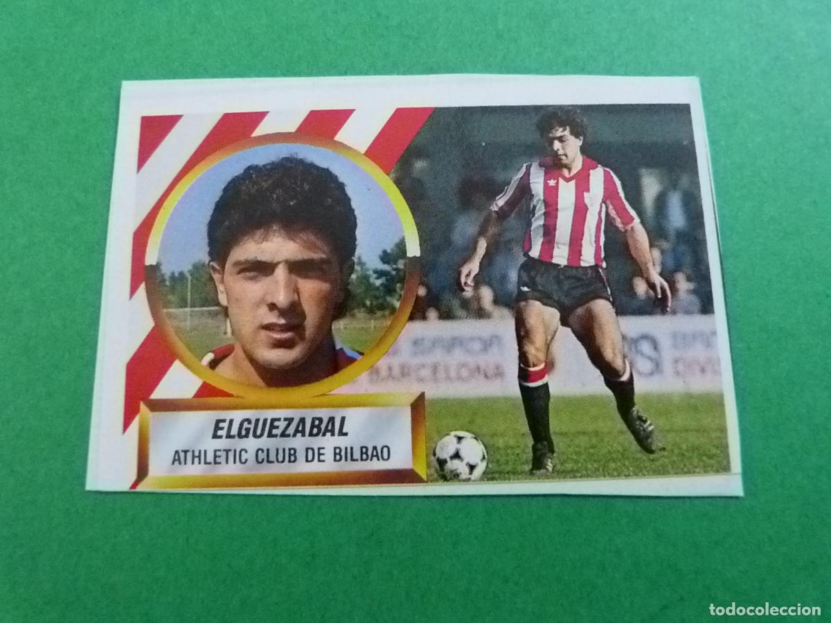 Cartes &agrave; collectionner de Football: CROMO FUTBOL ELGUEZABAL ATH. BILBAO RECORTADO N&ordm; 12 LIGA ESTE 1988-1989/88-89