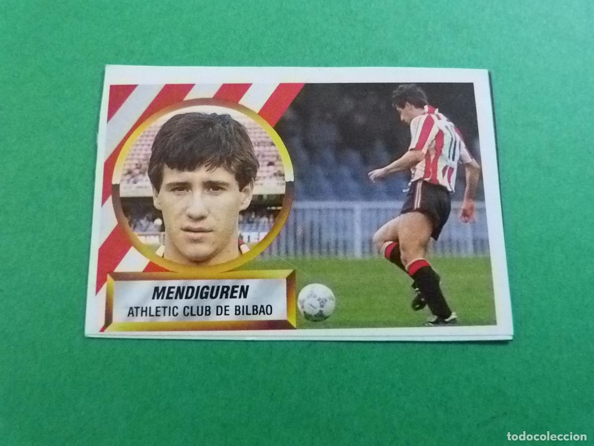 Cromos de f&uacute;tbol: CROMO FUTBOL MENDIGUREN ATH. BILBAO RECORTADO N&ordm; 15 A LIGA ESTE 1988-1989/88-89