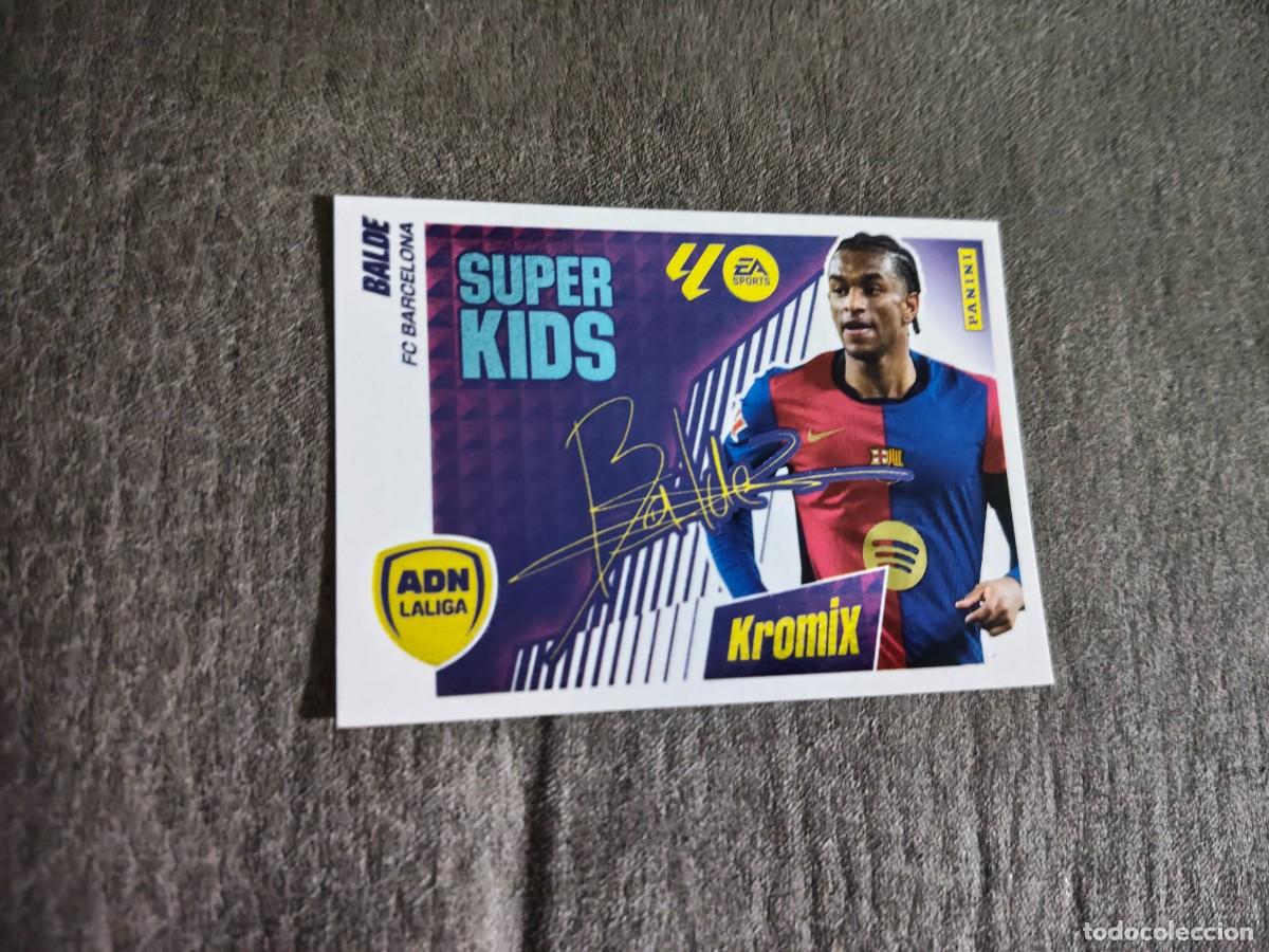 Cromos de f&uacute;tbol: Cromo K2 BALDE FC BARCELONA KROMIX SUPER KIDS. Colecci&oacute;n LALIGA F&uacute;tbol 2025-2026 PANINI Nuevo