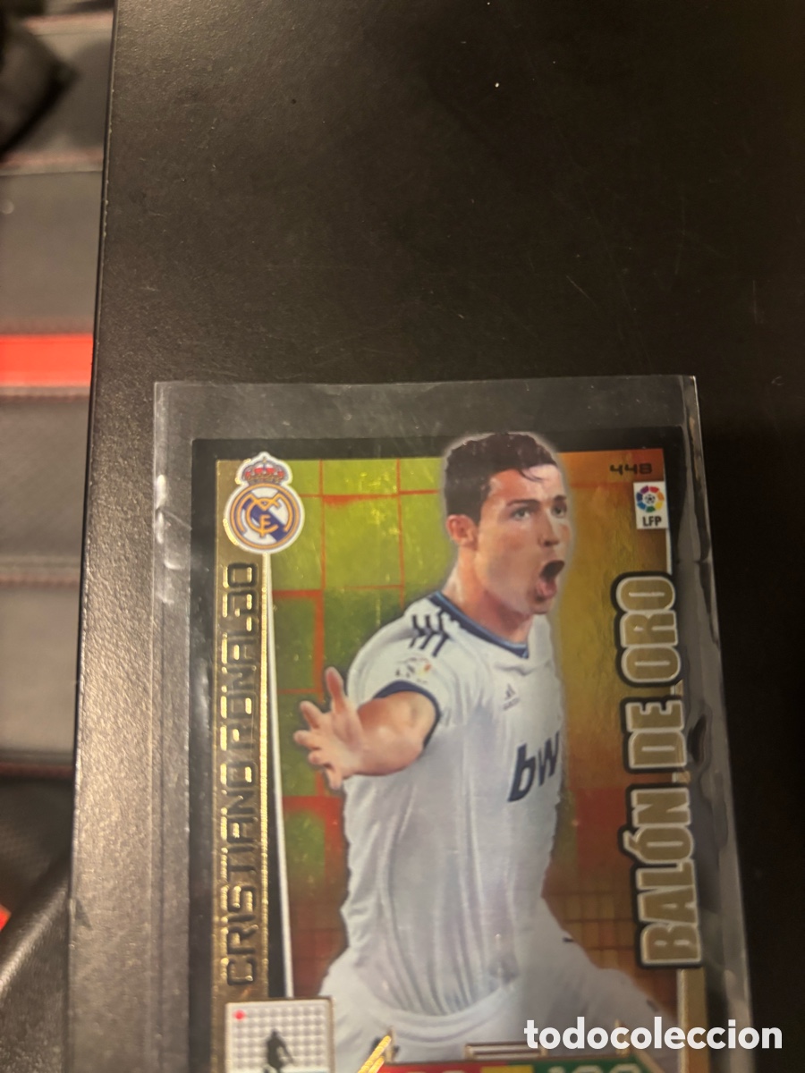 Cromos de f&uacute;tbol: Cromo ronaldo bal&oacute;n oro - Foto 3