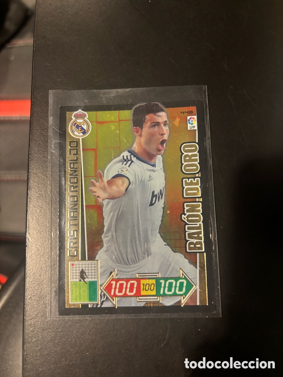Cromos de f&uacute;tbol: Cromo ronaldo bal&oacute;n oro - Foto 4