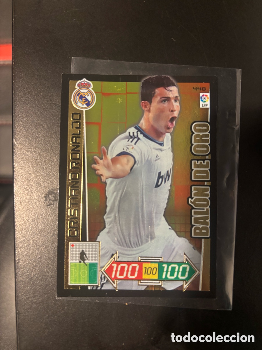 Cromos de f&uacute;tbol: Cromo ronaldo bal&oacute;n oro