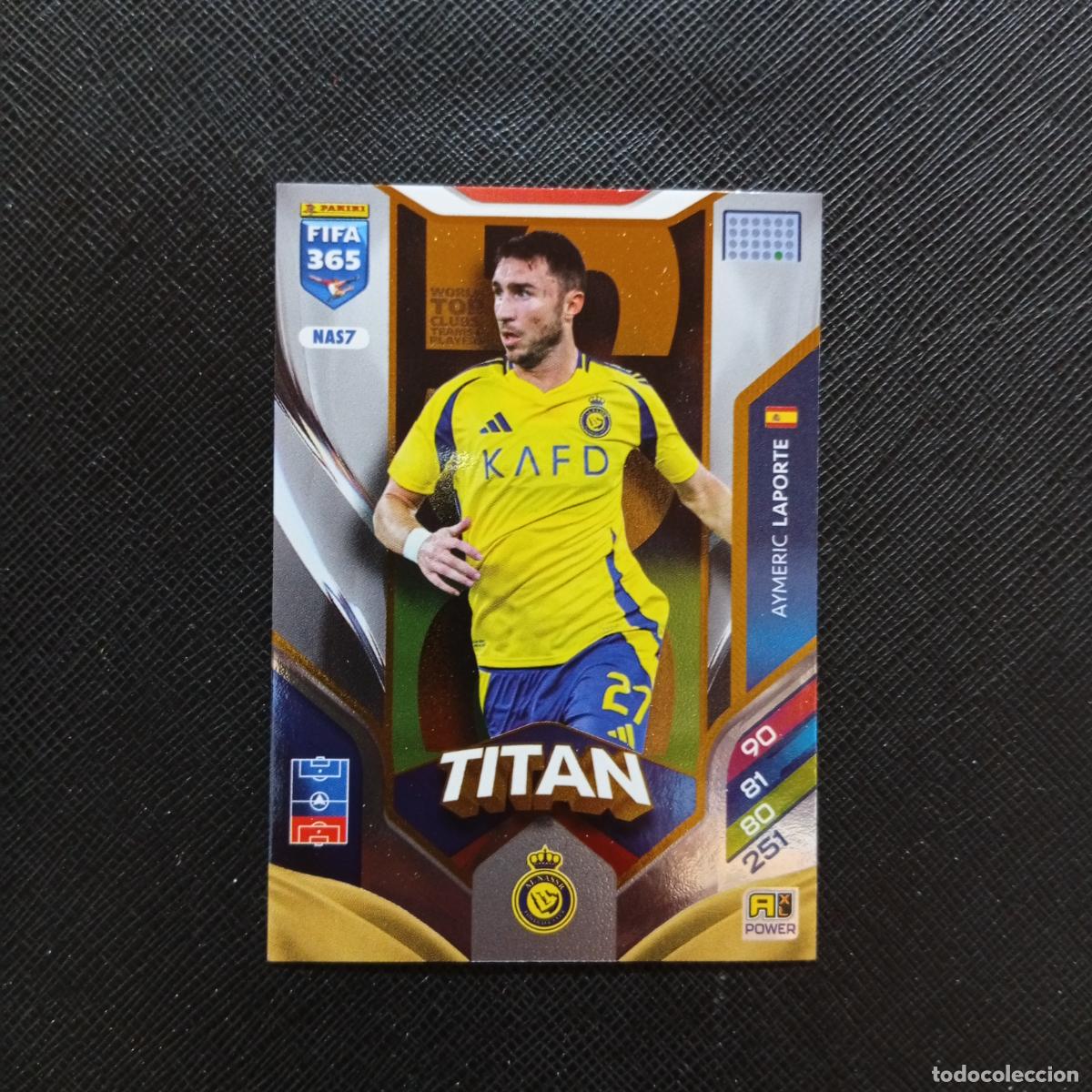 Cromos de f&uacute;tbol: NAS7 LAPORTE AL NSSAR ADRENALYN 2025 2026 FIFA 365 CROMO FUTBOL 25 26 - A215 PG70