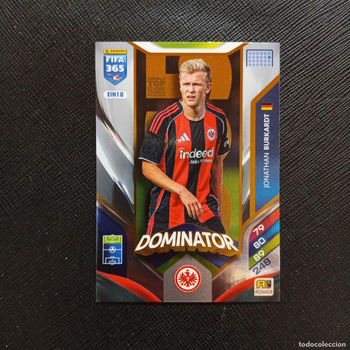 Cromos de f&uacute;tbol: EIN18 BURKARDT FRANKFURT ADRENALYN 2025 2026 FIFA 365 CROMO FUTBOL 25 26 - A215 PG70