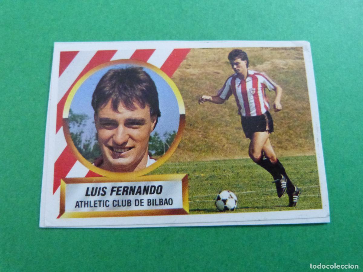 Cromos de f&uacute;tbol: CROMO FUTBOL LUIS FERNANDO ATH. BILBAO RECORTADO N&ordm; 8 LIGA ESTE 1988-1989/88-89