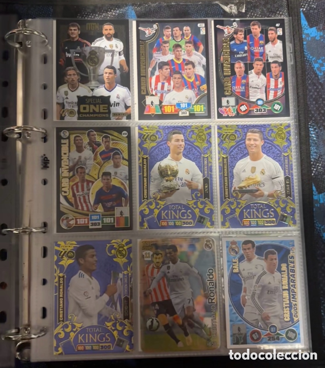 Cromos de f&uacute;tbol: cromos cristiano ronaldo - Foto 2