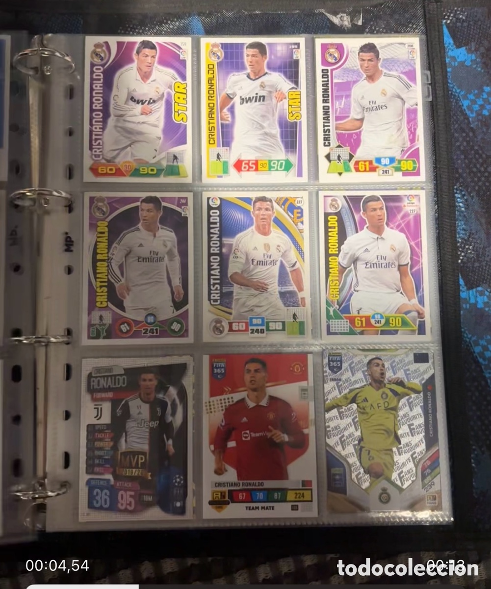 Cromos de f&uacute;tbol: cromos cristiano ronaldo - Foto 3