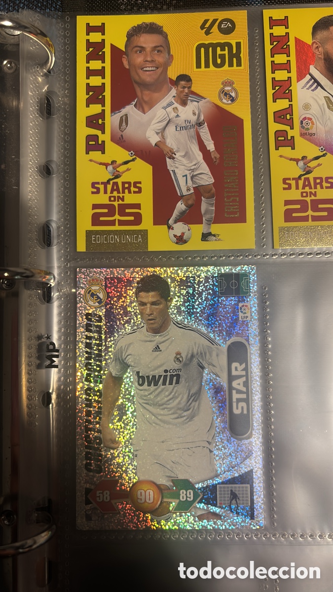 Cromos de f&uacute;tbol: cromos cristiano ronaldo - Foto 4