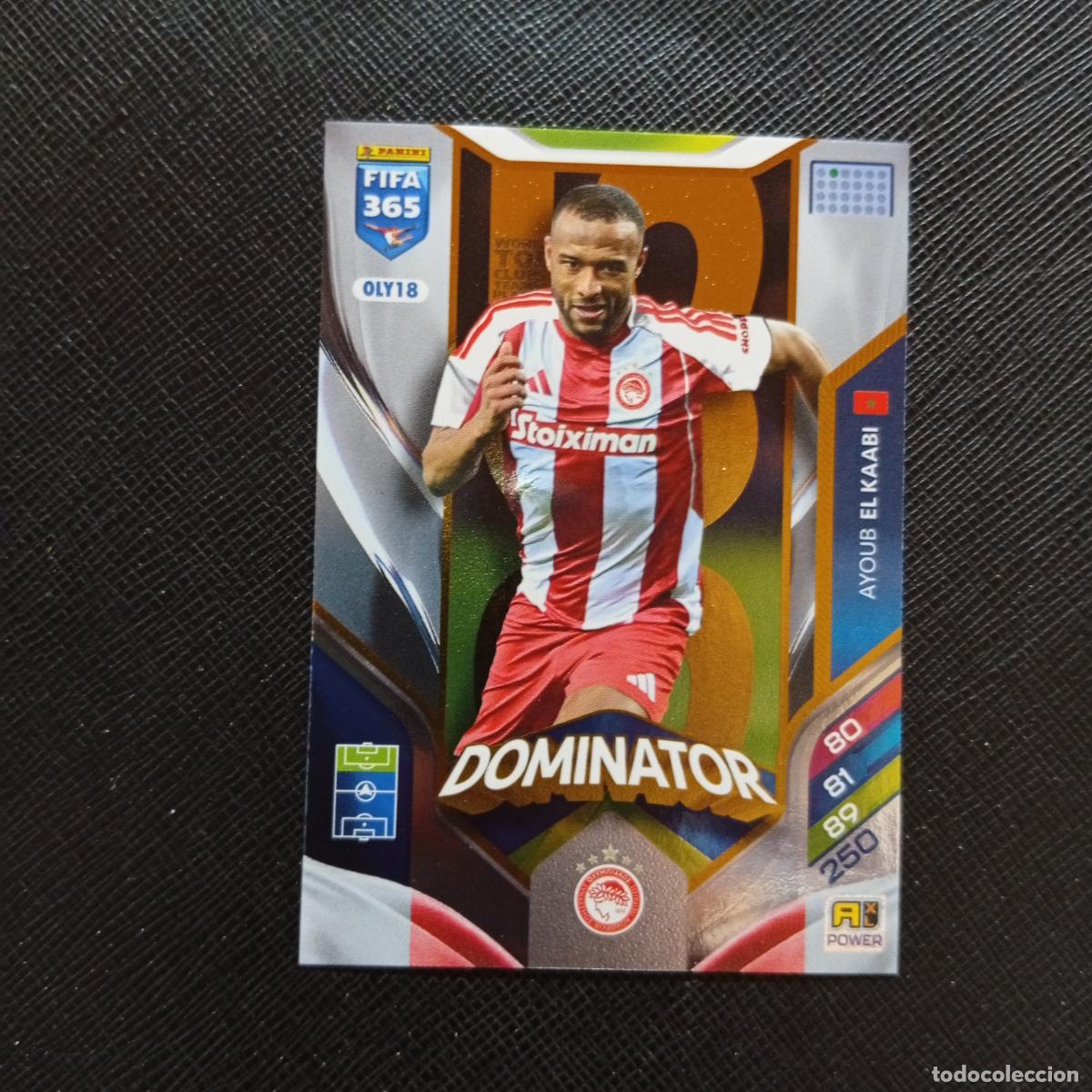 Cromos de f&uacute;tbol: OLY18 EL KAABI OLYMPIAKOS ADRENALYN 2025 2026 FIFA 365 CROMO FUTBOL 25 26 - A215 PG71