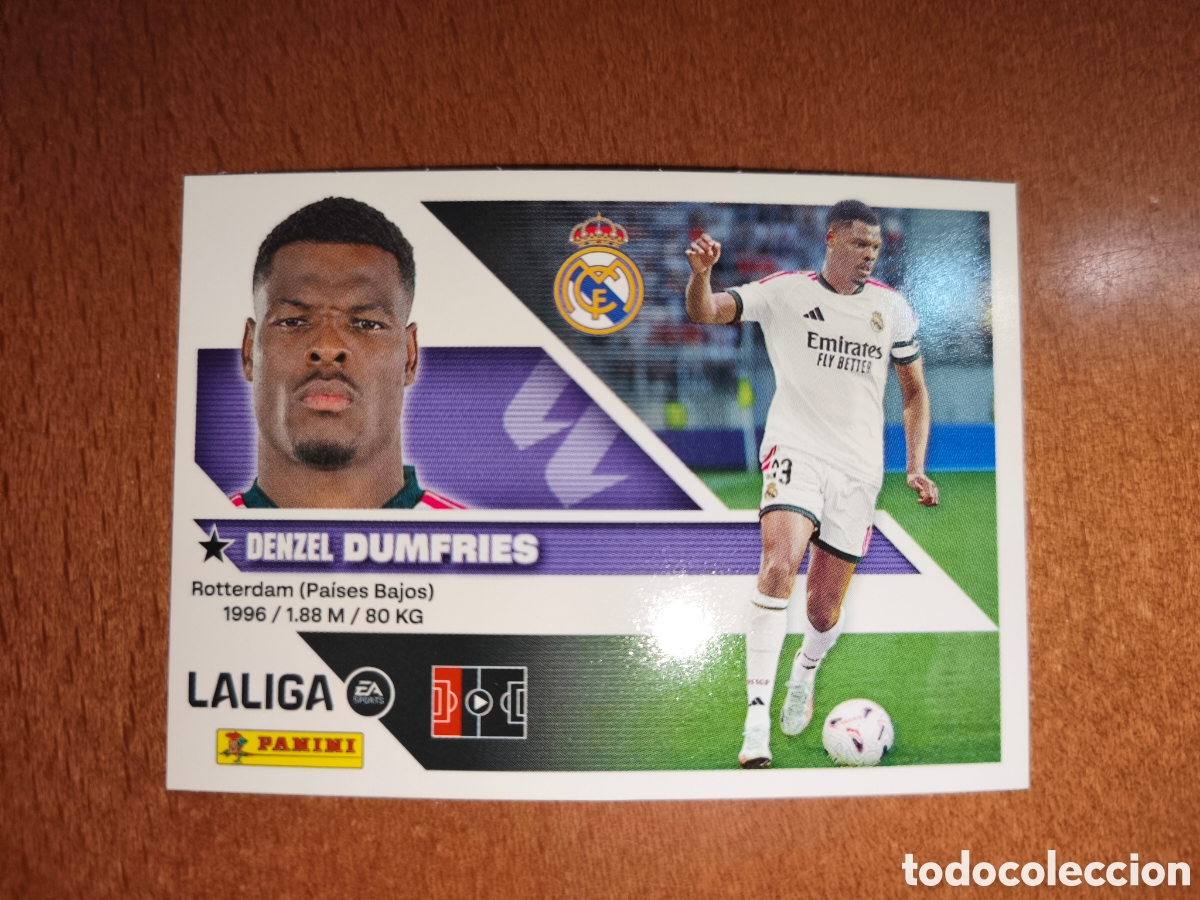 Cromos de f&uacute;tbol: Dumfries fichaje n&deg;3 liga este 26/27 Real Madrid