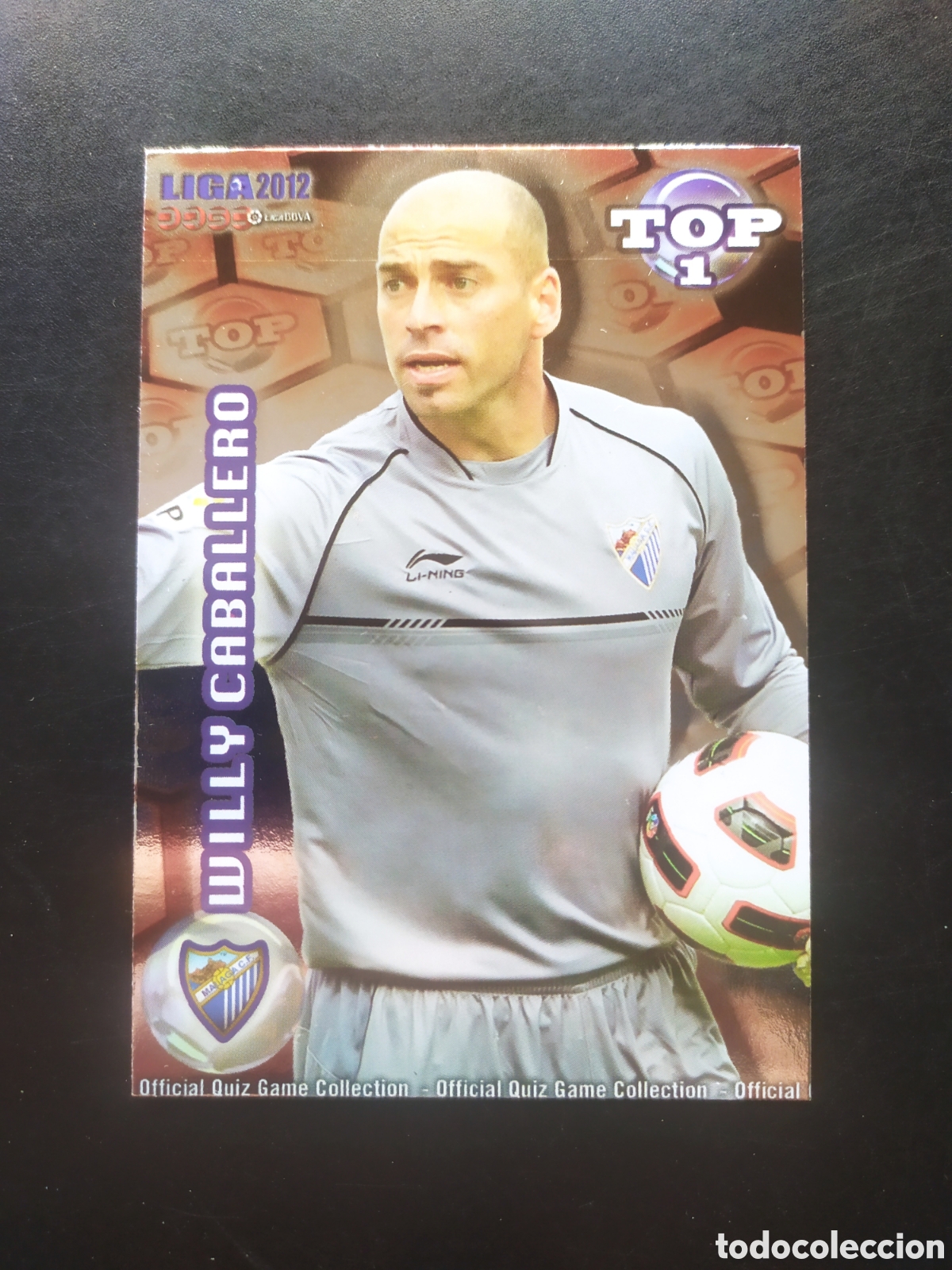 Cromos de Futebol: Mundicromo fichas Liga 2011 2012 11 12 Caballero top brillo rojo n&deg; 546 M&aacute;laga