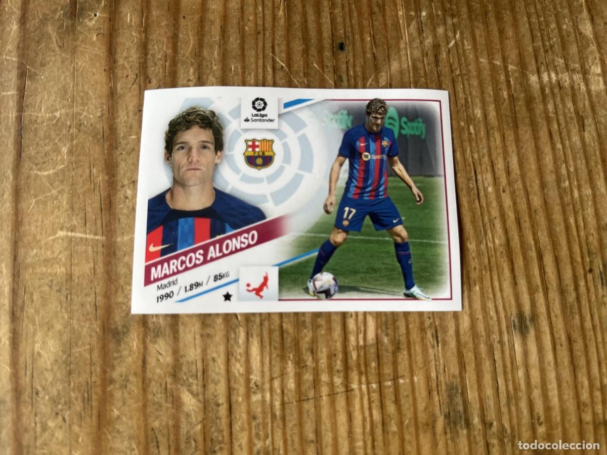 Cromos de Futebol: CROMO SIN PEGAR NUNCA PEGADO ALBUM LIGA ESTE 22 23 2022 2023 FICHAJES # 66 MARCOS ALONSO BARCELONA