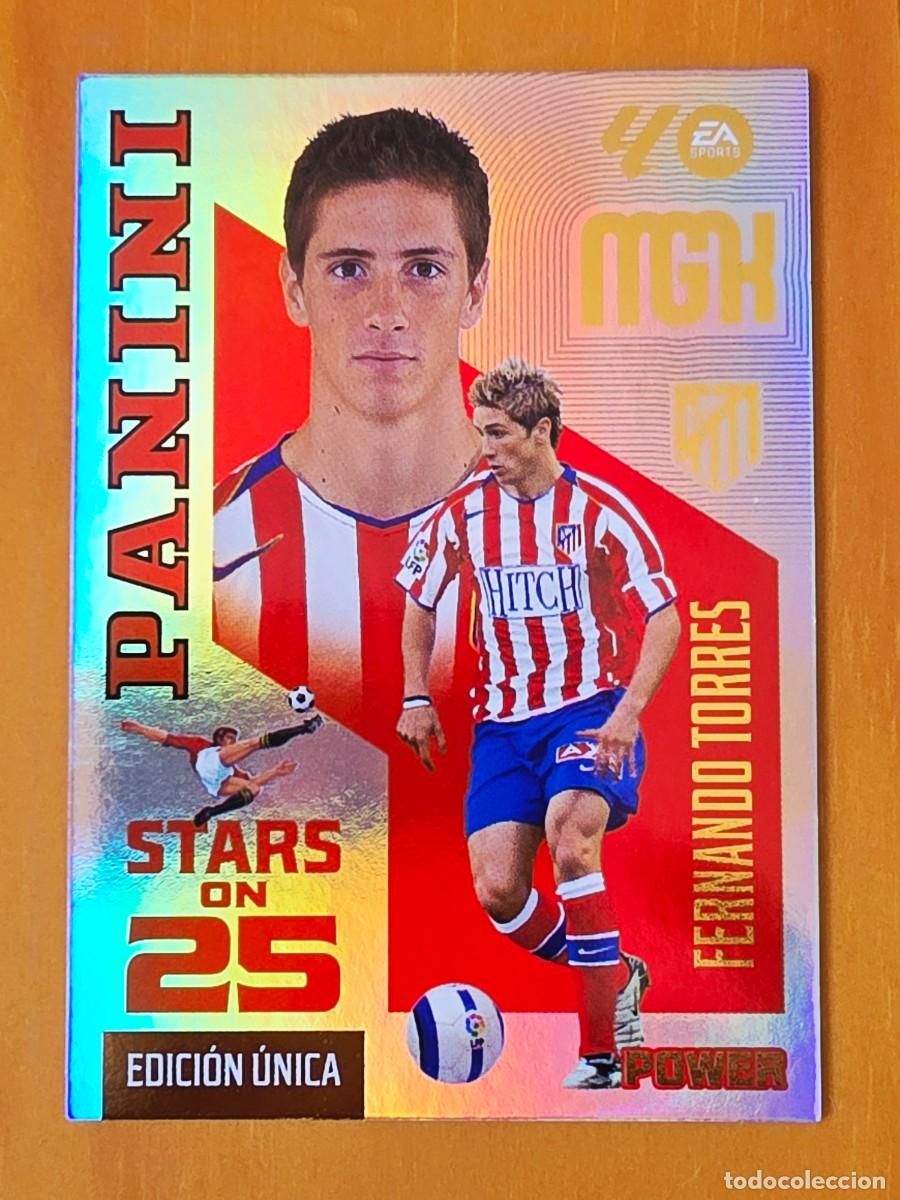 Cromos de Futebol: 432P Fernando Torres Atl&eacute;tico Madrid Stars on 25 Power Edici&oacute;n &Uacute;nica Panini Megacracks MGK 2026 2027