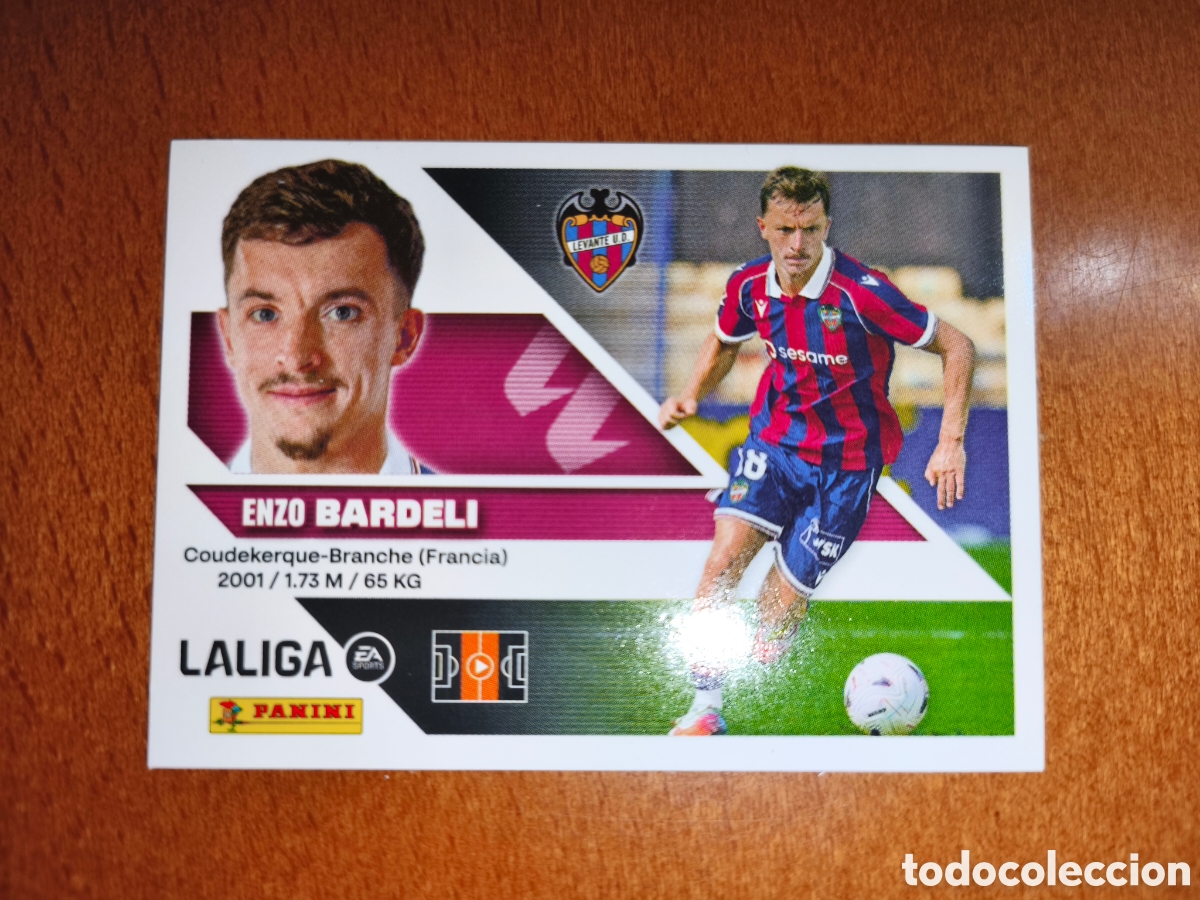Cromos de Futebol: Bardeli fichaje n&deg;7 liga este 26/27 Levante