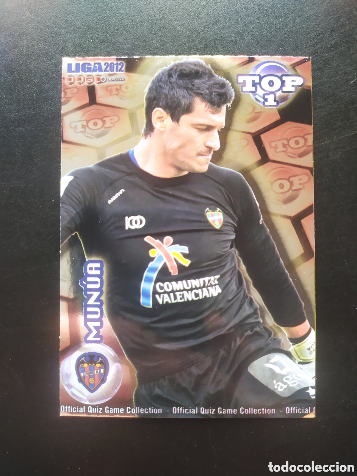Cromos de Futebol: Mundicromo fichas Liga 2011 2012 11 12 Munua top brillo rojo n&deg; 548 Levante