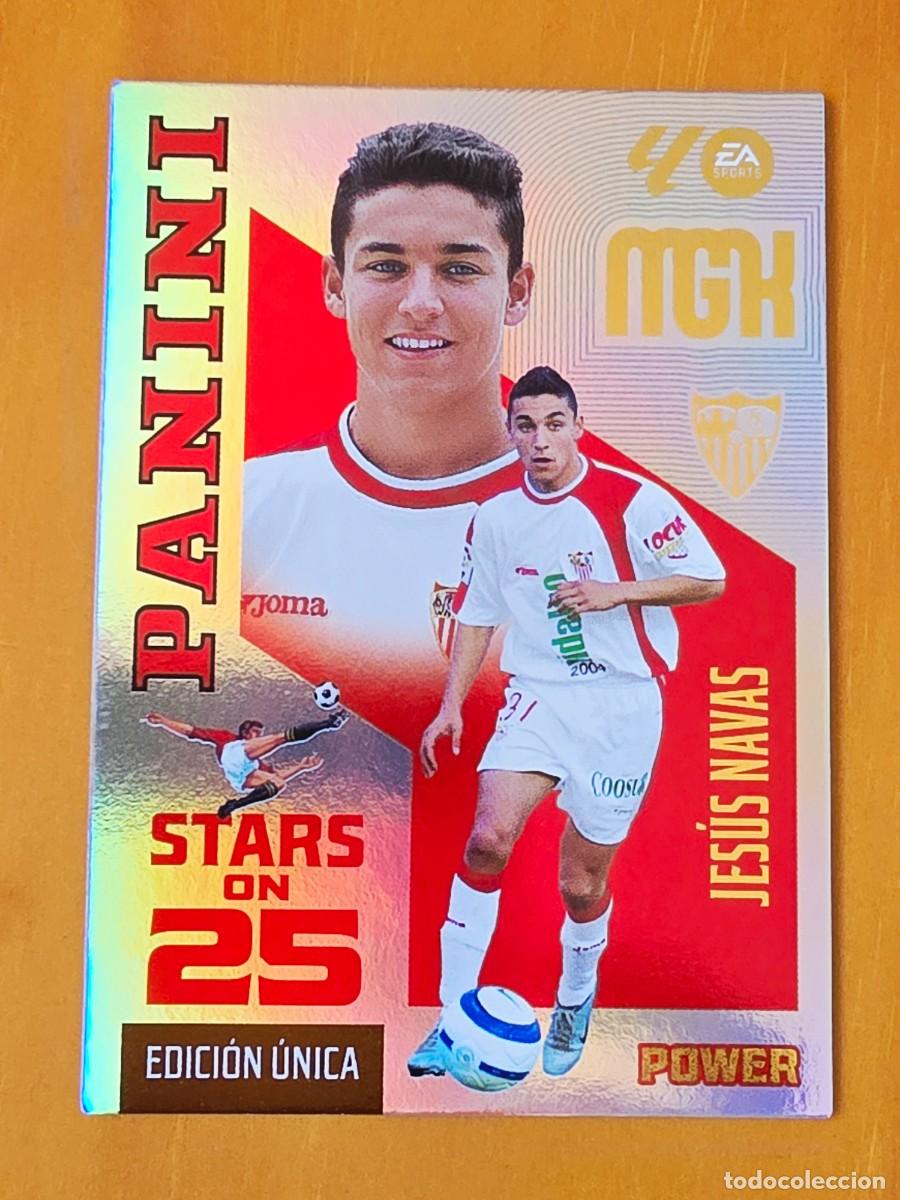 Cromos de Futebol: 437P Jes&uacute;s Navas, Sevilla FC, Stars on 25 Power Edici&oacute;n &Uacute;nica, Panini Megacracks MGK 2026 2027