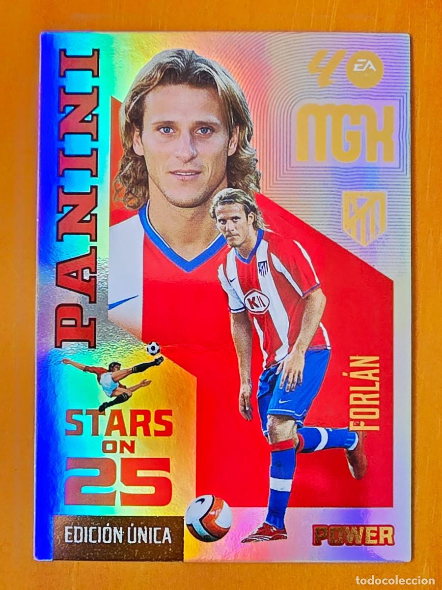Cromos de f&uacute;tbol: 439P Diego Forl&aacute;n, Atl&eacute;tico Madrid, Stars on 25 Power Edici&oacute;n &Uacute;nica, Panini Megacracks MGK 2026 2027