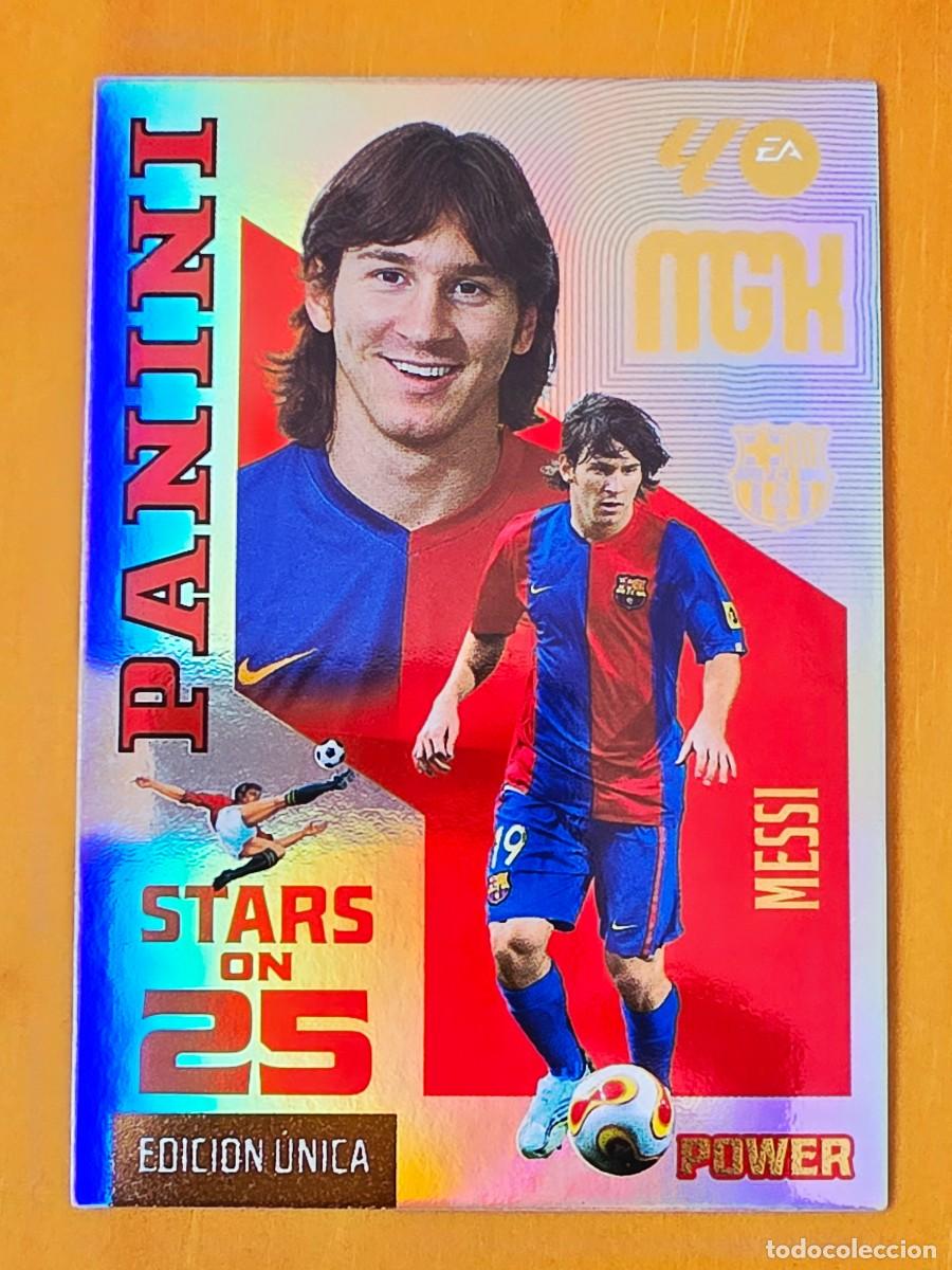 Cromos de f&uacute;tbol: 440P Leo Messi, FC Barcelona, Stars on 25 Power Edici&oacute;n &Uacute;nica, Panini Megacracks MGK 2026 2027