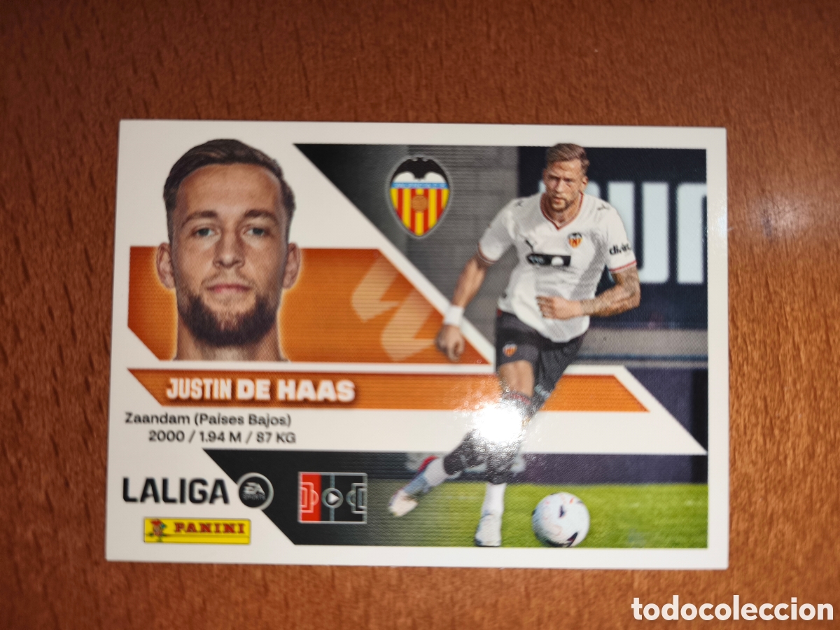 Cromos de f&uacute;tbol: De Haas fichaje n&deg;9 liga este 26/27 Valencia
