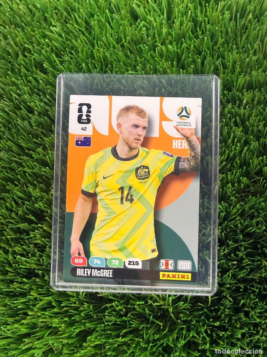 Cromos de f&uacute;tbol: N&ordm; 42 Riley McGree Australia Adrenalyn XL Mundial 2026