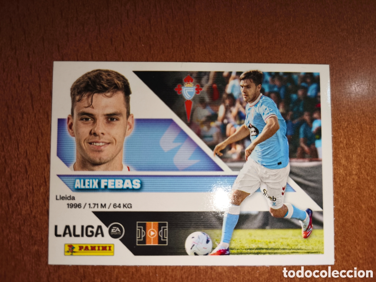 Cromos de f&uacute;tbol: Febas fichaje n&deg;10 liga este 26/27 Celta