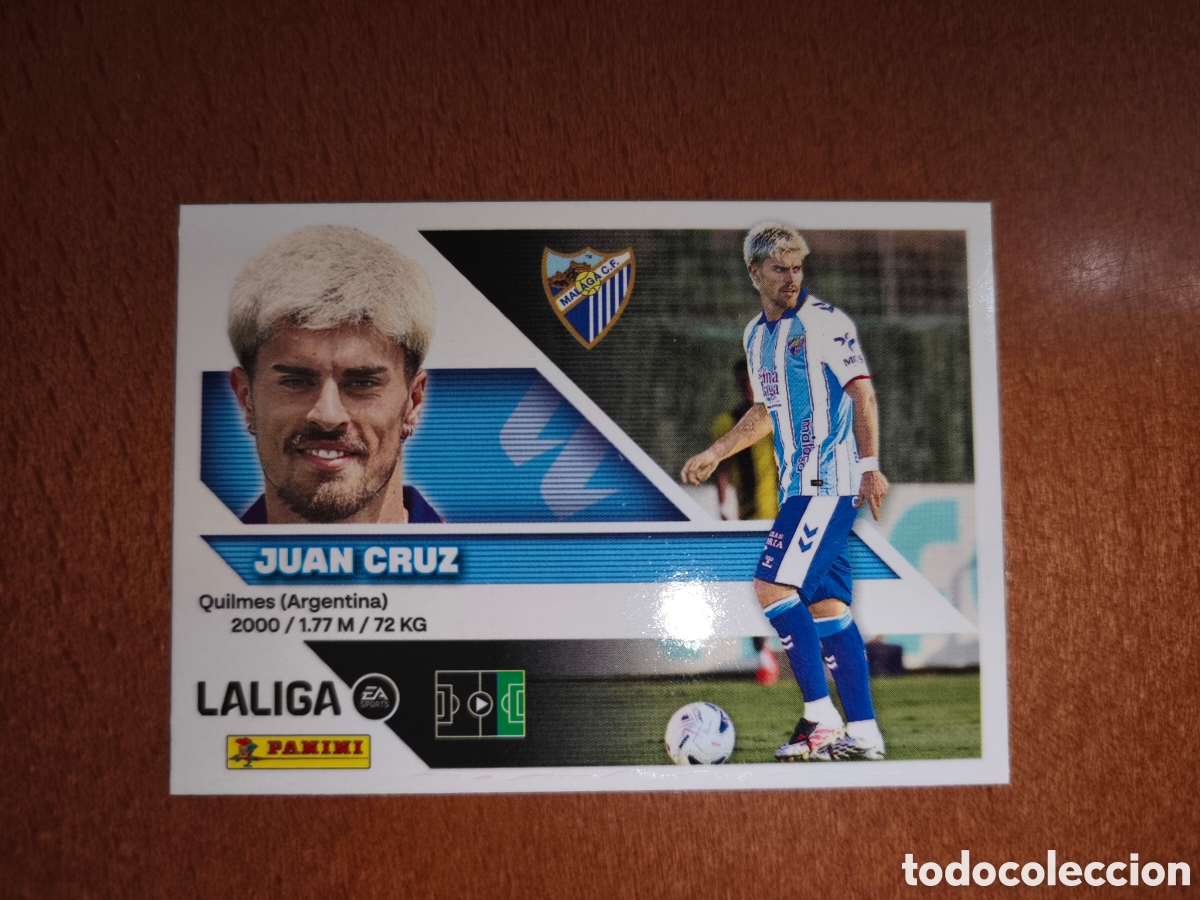 Cromos de f&uacute;tbol: Juan Cruz fichaje n&deg;11 liga este 26/27 M&aacute;laga