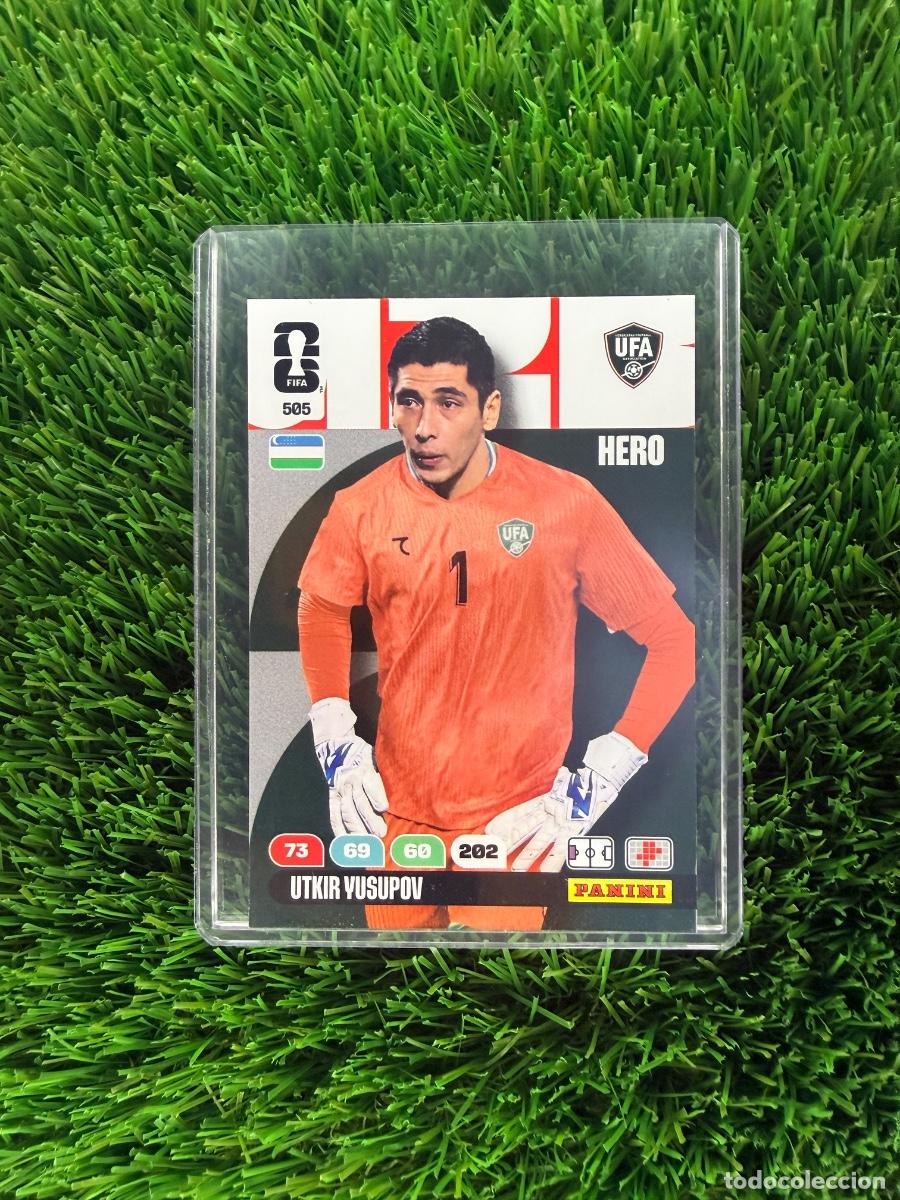 Fu&szlig;ball-Sticker: N&ordm; 505 Utkir Yusupov Uzbekist&aacute;n Adrenalyn XL Mundial 2026