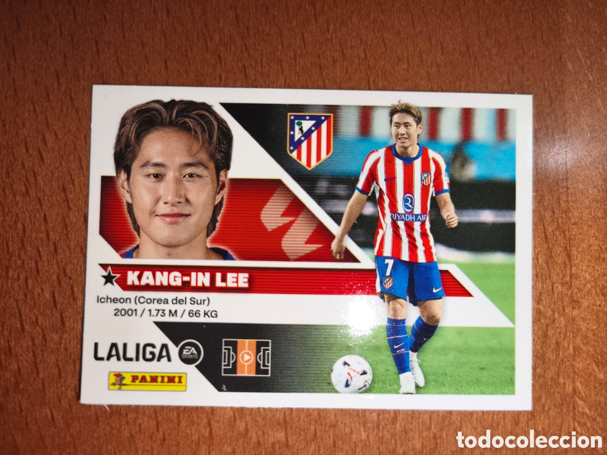 Football Stickers: Kang-In Lee fichaje n&deg;20 liga este 26/27 Atl&eacute;tico De Madrid