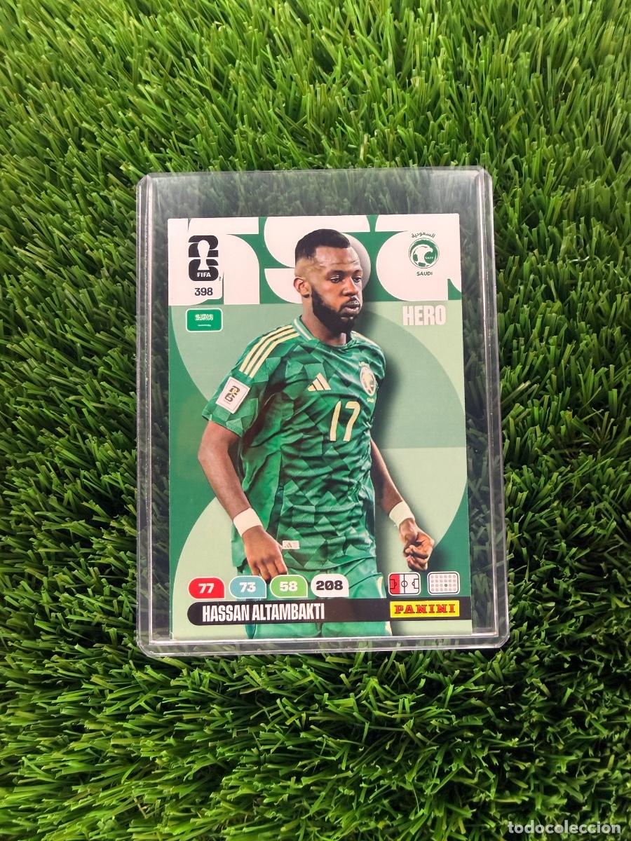 Football Stickers: N&ordm; 398 Hassan Altambakti Arabia Saud&iacute; Adrenalyn XL Mundial 2026