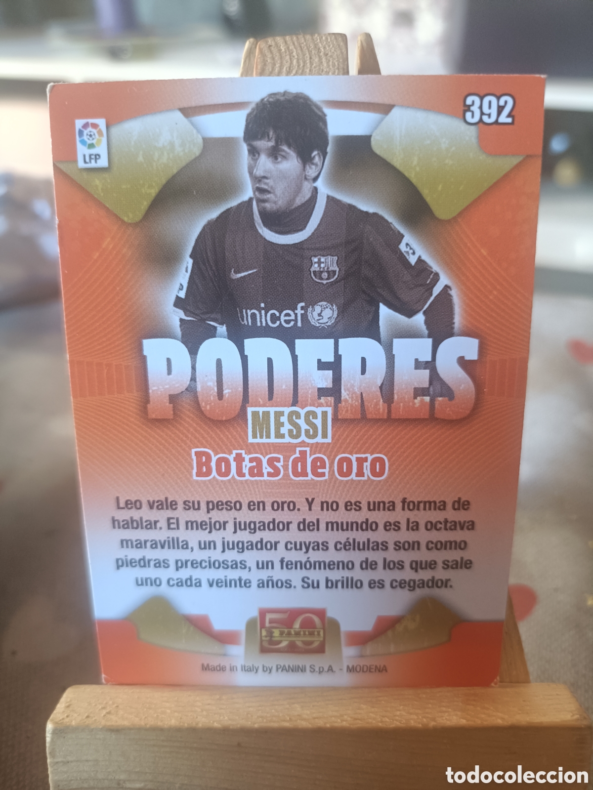 Cromos de f&uacute;tbol: MEGACRACKS 11 12 MESSI Botas de Oro MEGA PODERES - Foto 2