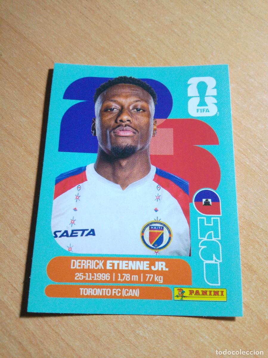 Football Stickers: HAI 15 DERRICK ETIENNE JR HAITI MUNDIAL FIFA WORLD CUP 2026 26 PANINI STICKERS NUEVO