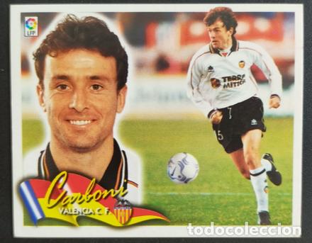 Cromos de f&uacute;tbol: CARBONI. VALENCIA. SIN PEGAR. EDICIONES ESTE 2000/01. 00/01. 2000/2001