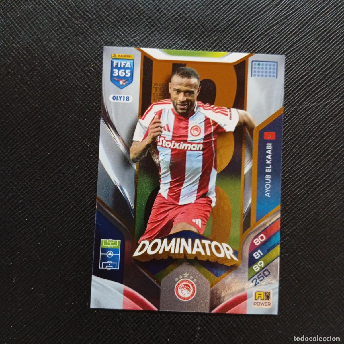 Cromos de f&uacute;tbol: OLY18 EL KAABI OLYMPIAKOS ADRENALYN 2025 2026 FIFA 365 CROMO FUTBOL 25 26 - A215 PG72